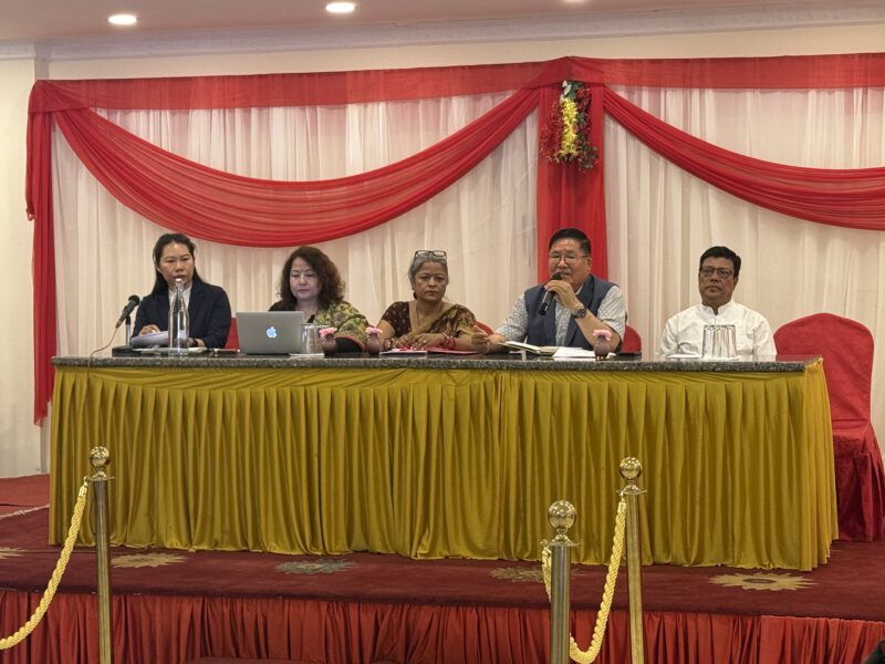 Shila Thapa, President of Special Olympics Nepal, at a Special Olympics Nepal event